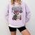 Unapologetically Anti Social Book Club Comfort Colors Sweatshirt Crimson