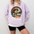 Never Underestimate The Power Of a Girl With a Book Reading Comfort Colors Sweatshirt Crimson