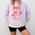 Valentines Book Lover Romance Books Are My Love Language Comfort Colors Sweatshirt Crimson