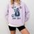 We'Re All Mad Here Cheshire Cat Alice Wonderland Book Kids Comfort Colors Sweatshirt Crimson