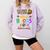 Wild About Reading Books Reader Bookworm Animals Book Lover Comfort Colors Sweatshirt Crimson