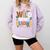Wild About Reading Zoo Animals Books Reader Lover Comfort Colors Sweatshirt Crimson