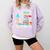 I Will Read Books On A Boat & Everywhere Comfort Colors Sweatshirt Crimson