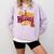 In My Wizard Era Groovy Bookish Fantasy Reader Book Lover Comfort Colors Sweatshirt Crimson