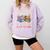 A Woman Cannot Survive On Books Alone She Needs Yarn Crochet Premium Tri-Blend Comfort Colors Sweatshirt Crimson