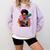Woman Reading Book Lover Geometric Girl Afro History Comfort Colors Sweatshirt Crimson