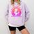 Women's With A Dreamy Far-Off Look And Her Nose Stuck In A Book Comfort Colors Sweatshirt Crimson