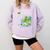 Women's Frutiger Aero Y2K Fashion Trends Statement Piece Tech Orbite Comfort Colors Sweatshirt Crimson