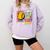 Women's Girls Softball Play Like A Girl Comic Book Pop Art Comfort Colors Sweatshirt Crimson