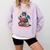 In A World Of Bookworms Be A Book Dragon Comfort Colors Sweatshirt Crimson
