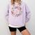 Xmas Tis The Season To Be Reading Books Pajamas Comfort Colors Sweatshirt Crimson