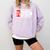 1 Social Battery Sarcastic Introverted Men Women Comfort Colors Sweatshirt Orchid