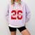 2 Sided Class Of 2026 Senior 2026 Graduation Comfort Colors Sweatshirt Orchid