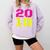 2018 Big Neon Numbers For The New Year Or Graduation Comfort Colors Sweatshirt Orchid