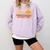 2025 Graduation Highschool Senior Sunset Comfort Colors Sweatshirt Orchid