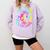 8th Grade Graduate 2024 Graduation Last Day Of School Tie Comfort Colors Sweatshirt Orchid