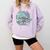 Accounting Major Shirt Graduation College CPA Word Cloud Comfort Colors Sweatshirt Orchid