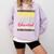African American High School Graduation Grad Shirt Comfort Colors Sweatshirt Orchid