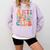 Anti Social Dog Moms Club Introvert Dog Mom Retro Men Women Comfort Colors Sweatshirt Orchid