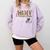 Army National Guard Mom Army National Guard Graduation Mom Comfort Colors Sweatshirt Orchid