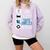 Athletic Trainer Eat Sleep Tape Ankles Graduation Comfort Colors Sweatshirt Orchid