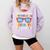 Awesome Kindergarten Graduate Looks Like 2024 Graduation Comfort Colors Sweatshirt Orchid