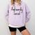 Awkwardly Social Introvert Anxious Socially Awkward Comfort Colors Sweatshirt Orchid
