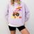 My Baby Just Crushed Preschool Graduation Comfort Colors Sweatshirt Orchid