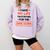 Bar Exam Tee Shirt Law School Graduation Comfort Colors Sweatshirt Orchid
