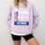 Barber Stylist Barber College Graduation Comfort Colors Sweatshirt Orchid