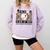 Baseball Senior Class Of 2027 Senior 2027 Graduation Women Comfort Colors Sweatshirt Orchid