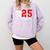 Basketball Senior Night Basketball Senior 2025 Graduation 79 Comfort Colors Sweatshirt Orchid