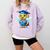 Bee Graduation Cute Kindergarten Elementary High School Comfort Colors Sweatshirt Orchid