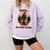 Bigfoot Sasquatch Lover Introvert Antisocial Humor Comfort Colors Sweatshirt Orchid