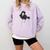 Bird Please Chew Quieter Introvert Quietness Comfort Colors Sweatshirt Orchid