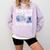 Born To Nap Forced To Exist Lazy Skeleton Couch Introverts Comfort Colors Sweatshirt Orchid