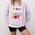 My Brother Graduated Kindergarten Class Of 2025 Graduation Comfort Colors Sweatshirt Orchid