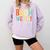Bruh We Out 6th Graders Second Grade Graduation Comfort Colors Sweatshirt Orchid