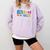 Bruh We Out Seniors End Of School Student Graduation Class Comfort Colors Sweatshirt Orchid