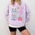 Can’t Talk Right Now Doing Paramedic Nurse Graduation Comfort Colors Sweatshirt Orchid