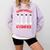 Chemistry Science Joke Graduated Cylinder Graduation T-Shirt Comfort Colors Sweatshirt Orchid