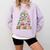 Christmas Audiology Tree Audiology Student Graduation Comfort Colors Sweatshirt Orchid
