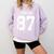 Class Of 1987 Matching Graduation High School Reunion Comfort Colors Sweatshirt Orchid
