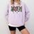 Class Of 1991 Shirt Leopard Senior Graduation Class Reunion Comfort Colors Sweatshirt Orchid