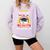 Class Of 2018 Graduation Tshirt For BFF Of Graduate Comfort Colors Sweatshirt Orchid