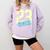 Class Of 2023 Seniors 23 Crew Senior Graduation Idea Comfort Colors Sweatshirt Orchid