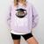 Class Of 2024 Graduation Senior Football Mom 2024 Comfort Colors Sweatshirt Orchid