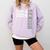 Class Of 2024 Senior 24 Shirt High School Graduation Party Comfort Colors Sweatshirt Orchid