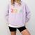 Class Of 2024 Senior Graduate 2024 Graduation Comfort Colors Sweatshirt Orchid