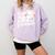 Class Of 2025 Graduate 2025 Graduation Comfort Colors Sweatshirt Orchid